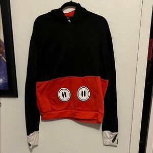 Disney Black and Red Mickey Mouse Hoodie